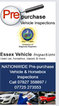 Mobile Screenshot of essexvehicleinspections.co.uk